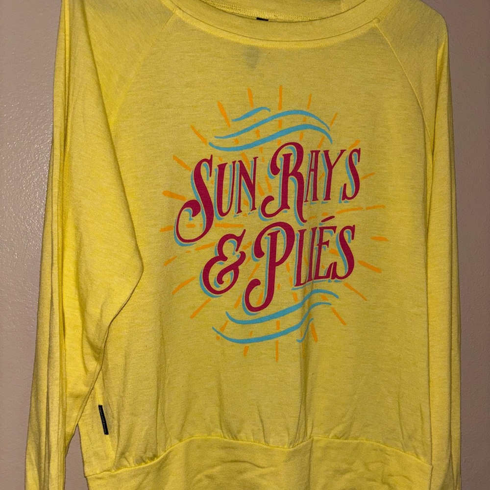 Yellow Dance Graphic long sleeve